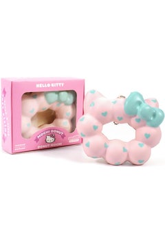 Hello Kitty Cute Mochi Donut Squishu Squishy Toys - Slow Rising Squishy Toy Keychain For Party Favors, Stress Ball, Birthday Gifts, Kawaii Squishy For Kids, Girls, Boys, Adults - Pink