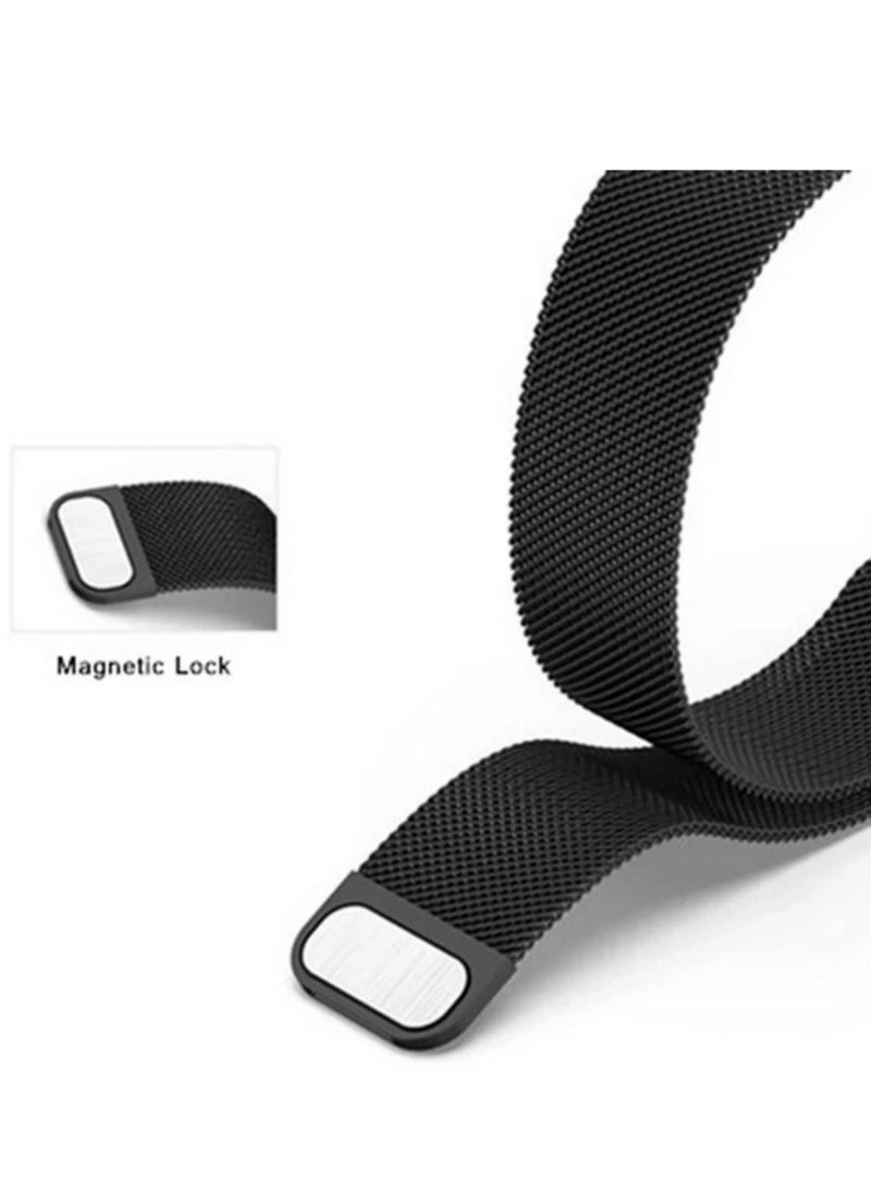 Generic - Metal Strap For Xiaomi Mi Band 7 pro Wrist Strap Milanese Band For Mi band 7 Pro Replacement Bracelet Stainless Watchband Black - Image 1
