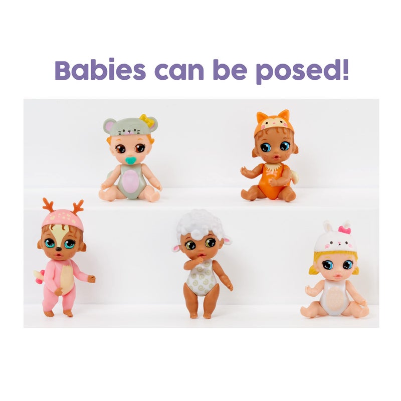 Baby Born Surprise Mini Babies Woodland-Themed Bundle - Value Playset with 5 Collectible Mini Baby Dolls, for Kids Ages 3 and Up - Image 4