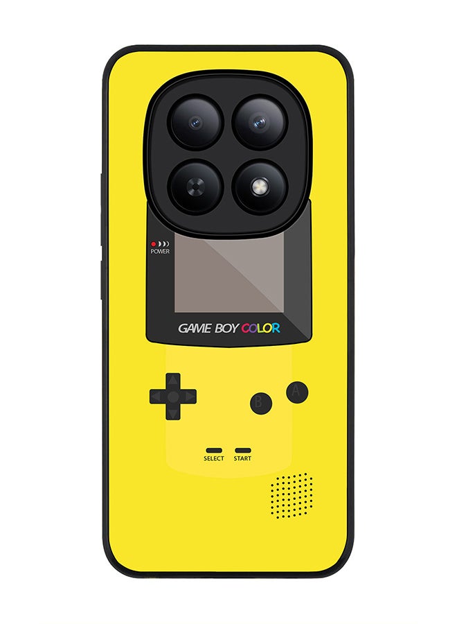 For Xiaomi Redmi Note 15 5G / Poco M8 Case,Slim fit Camera Protection, Shockproof Thin Phone cover  - Gameboy Color - Yellow
