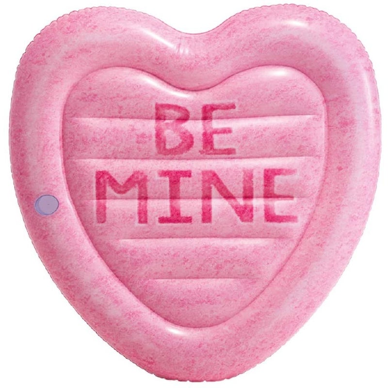 انتكس مرتبة عائمة وردي علي شكل قلب قابلة للنفخ 145x142 سم - 58789 - Image 2