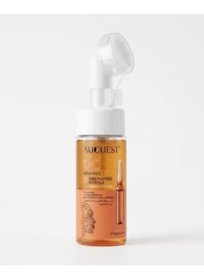 Oquest Vitamin C & Niacinamide Facial Cleansing Mousse – Deep Cleansing & Radiant Skin – 120ml