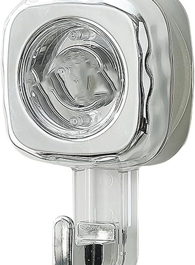 Silver Suction Hooks Strong Adhesive Wall Hooks Reusable For Bathroom Kitchen Home Organization - Image 4