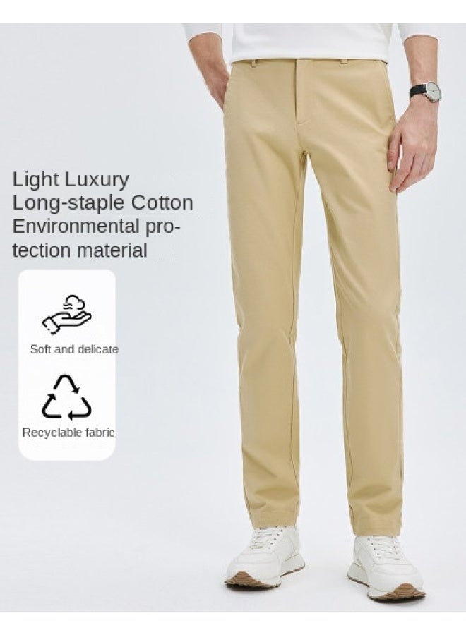 Septwolves Eco-friendly Recyclable Basic Versatile】25 Autumn Winter Classic Men's Pants Multi-color Brushed Casual Trousers For Men - Image 1