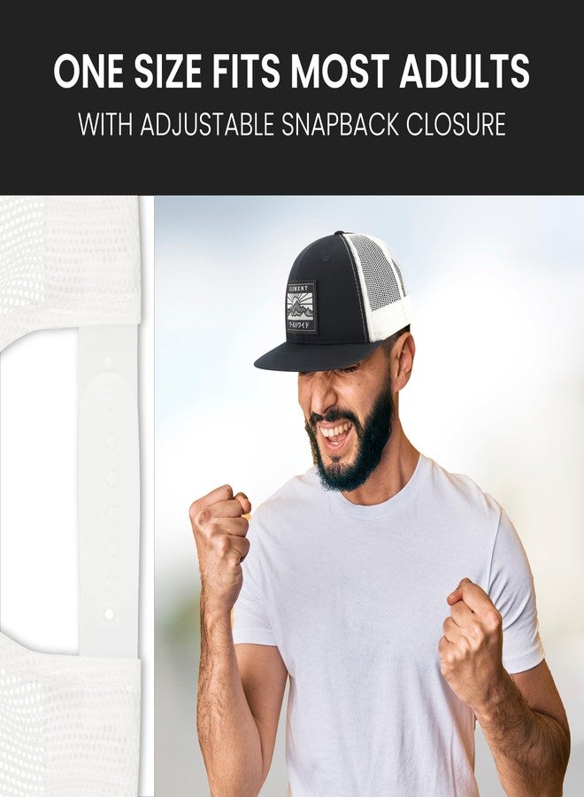 إيليمنت قبعة سائق الشاحنة من إيليمنت، قبعة بيسبول للبالغين بستة أجزاء وحافة مسطحة، لون رمادي فاتح، مقاس واحد - Image 4