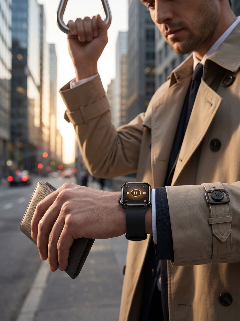 ريماكس ساعة REMAX WATCH28 الذكية تتميز بـ NFC، ومكالمات Bluetooth دون الحاجة إلى الوصول إلى هاتفك، وتتبع النوم، ومراقبة الصحة، مثالية للتنقل والعمل في المكتب - Image 4