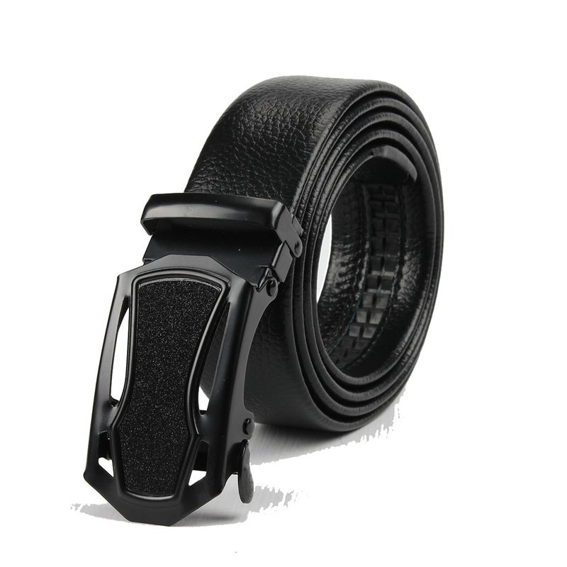 Stall to buy on behalf of mens automatic buckle belt running Jianghu stall exhibition leisure belt wholesale Iron matte black sports car edging 
