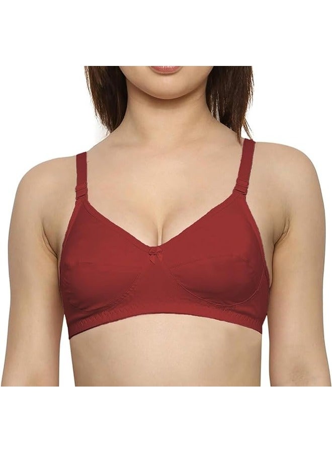 Love Bell Women's Everyday Bra - Double-Layered, High Coverage, All-Day Comfort Bra - Image 1
