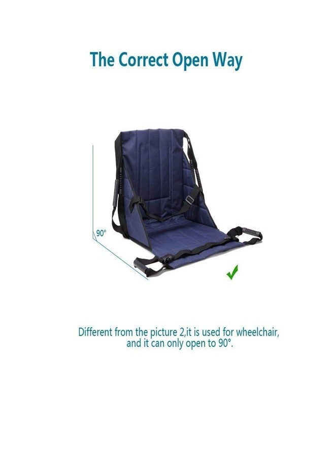 Generic Patient Lift Stair Slide Board Transfer Emergency Evacuation Chair Wheelchair Belt Safety Full Body Medical Lifting Sling Sliding Transferring Disc Use for Seniors Handicap  - Image 4