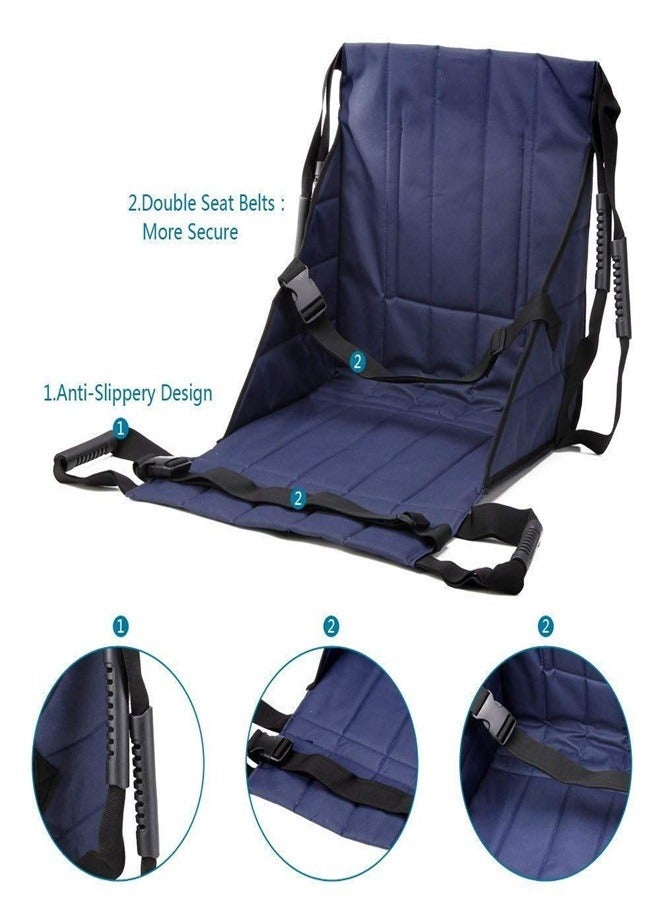 Generic Patient Lift Stair Slide Board Transfer Emergency Evacuation Chair Wheelchair Belt Safety Full Body Medical Lifting Sling Sliding Transferring Disc Use for Seniors Handicap  - Image 2