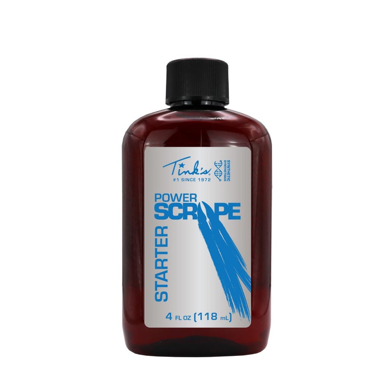 Tink's Power Scrape Starter|4 Oz Bottle|Hunting Accessories,Mock Scrape Starter for Natural or Mock Scrapes|Invader Synthetic Buck Scent Lure,Deer Scents + Attractants for Breeding Season,Brown - Image 1
