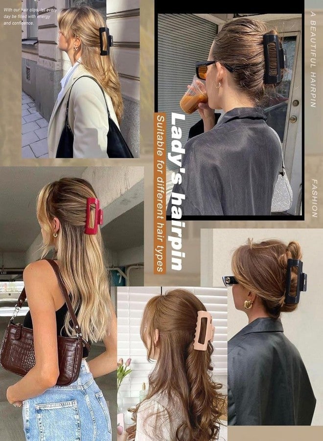 Orbica Trendy Women Silicone Hair Claw Clip - Cylinder Shape, Flexible & Squishy Soft Rubber Hair Clamp for Thick, Thin, or Long Hair, Anti-Slip Grip, Strong Hold Hair Accessories - Image 5