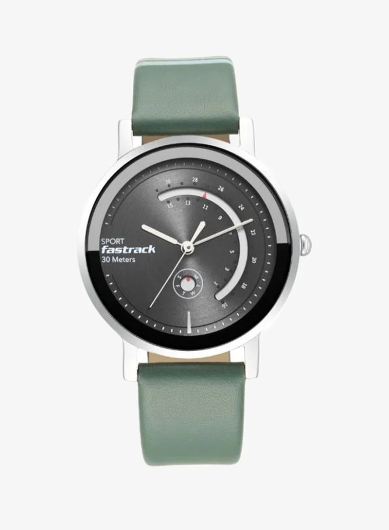 فاستراك Women's Leather Analog Watch 6172SL04 - 37 mm
