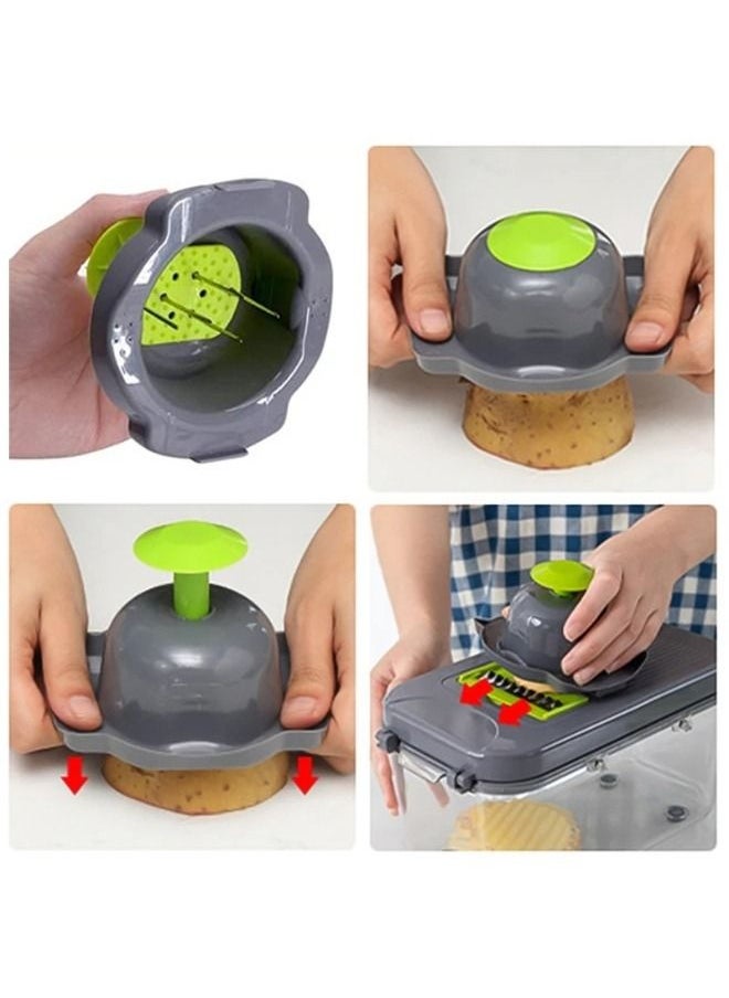 22 in 1 Multifunctional Vegetable Slicer Fruit Vegetable Slicer Carrot Grater for Kitchen with Container - pzsku/ZCB3B9E4302DAFDF3E44CZ/45/_/1683528544/fa3ed90c-e5ce-45d5-9b95-03a5ef6d3c89