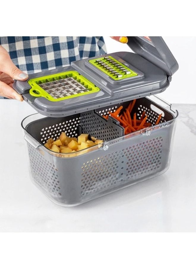 22 in 1 Multifunctional Vegetable Slicer Fruit Vegetable Slicer Carrot Grater for Kitchen with Container - pzsku/ZCB3B9E4302DAFDF3E44CZ/45/_/1683528574/d1e9ae5b-0ab6-4cdf-b0a8-61300ba9b6bf