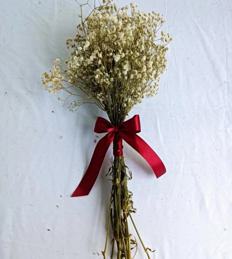 Y&D Natural Pampas Grass Bouquet Mix - Dried Boho Wedding Flowers, Rustic Farmhouse Table Desk Decor, Dried Plants Arrangement - Image 1