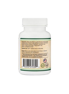 Double Wood Supplements Tulsi Holy Basil Capsules Holixer Formula World Only Clinically Studied Holy Basil Leaf Extract Clinically Shown Results After 60 Days Of Use For Mood And Relaxation By Double Wood  - Image 3