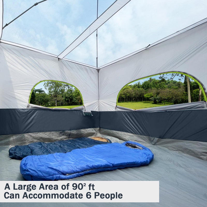 UNP Camping Canopy - Inner Tent - Side Tents - SUV Camping Cube for 10' x 10' Pop Up Canopies (Canopy Pole/Shelter NOT Included) (Dark Blue-Inner Tent) - Image 3