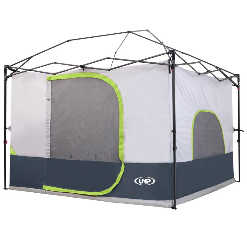 UNP Camping Canopy - Inner Tent - Side Tents - SUV Camping Cube for 10' x 10' Pop Up Canopies (Canopy Pole/Shelter NOT Included) (Dark Blue-Inner Tent) - Image 1