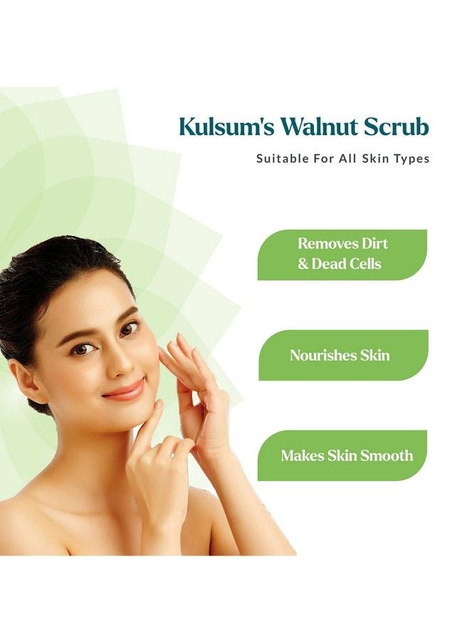 Kulsum's Kaya Kalp Herbals Walnut Scrub Dead Cell Polisher All Skin Types 70 G  - Image 4