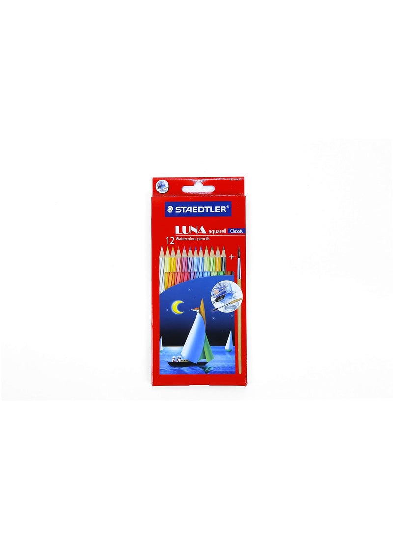 STAEDTLER Staedtler Luna Water Colour Pencil SetPack Of 12Multicolor  - Image 1