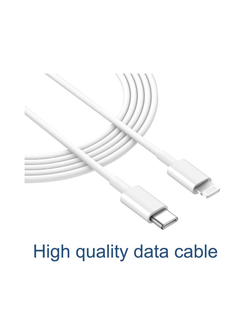 OMAKSS iPhone Fast Charger Lightning Cable [Apple MFi Certified] 2-Pack USB-C to Lightning Cable (6.6Ft) Fast Charging Compatible with iPhone14/14 Plus/14 Pro/14 Pro Max/13/13pro/12/12 Pro/12 Pro Max/11/iPad  - Image 2