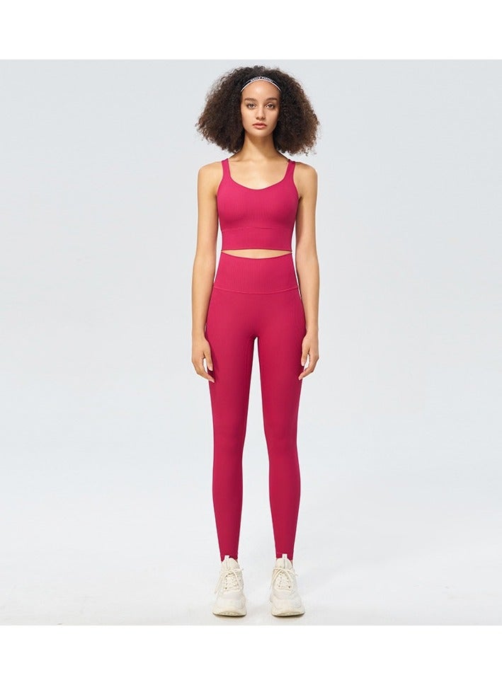 EBMINI New Pilates Yoga Training Fitness Clothing Set
