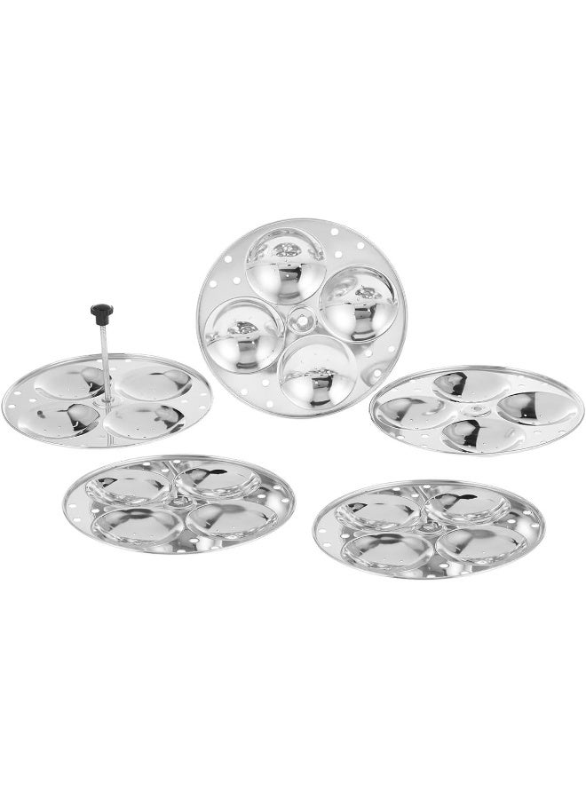 VINOD VINOD 5 LAYER STAINLESS STEEL IDLY STAND, VIC006, IDLI TRAY, IDLI CONTAINER, IDLI PAN, STEAMER STAND, STEAMER INSERT  - Image 2