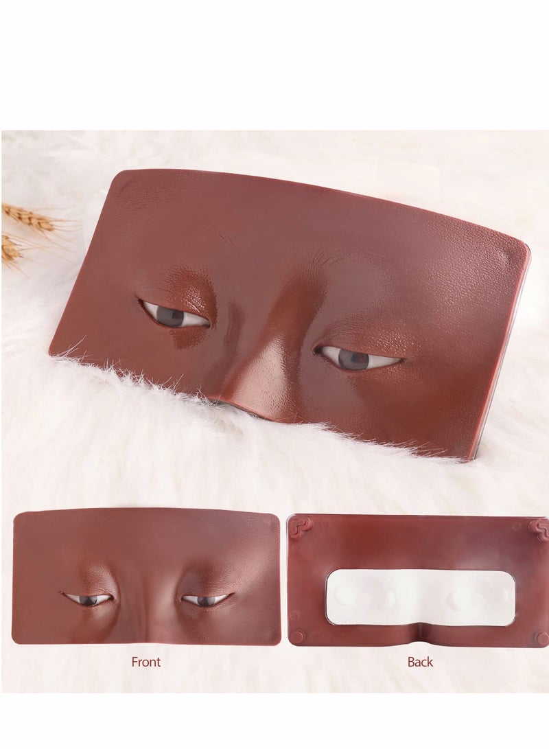 Silicone Makeup Practice Board for Eyelash Application - Realistic Mannequin Face for Cosmetologists and Beauty Students - Image 3