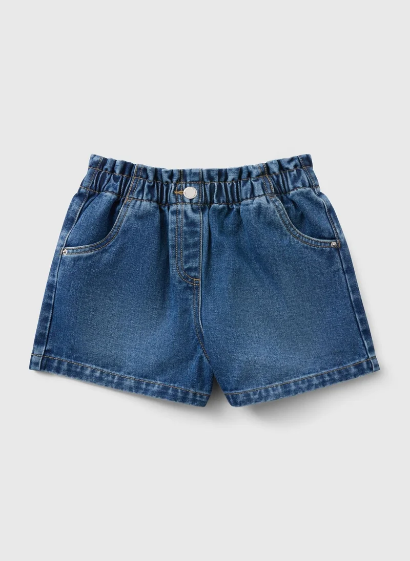 Matalan Girls Mid Wash Denim Shorts