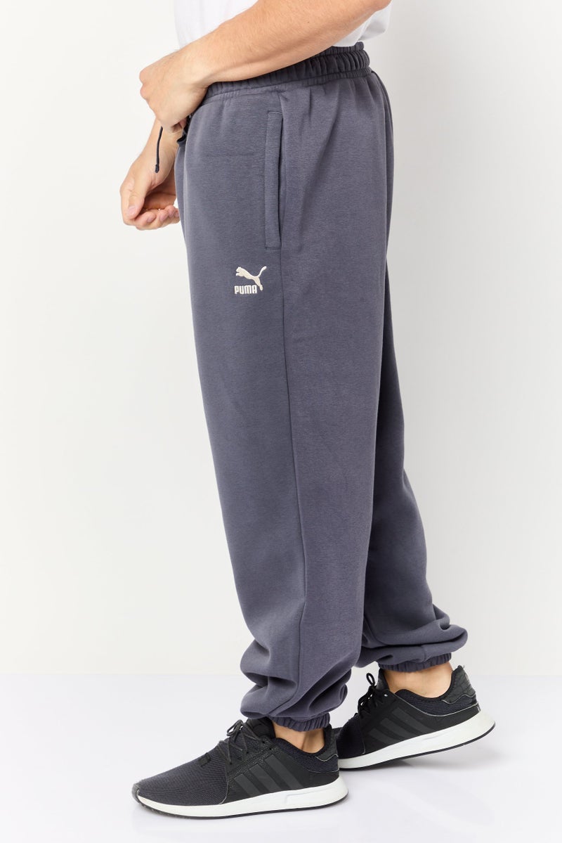 PUMA سروال رياضي للرجال بقصة مريحة، رمادي - Image 3