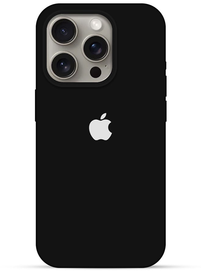 CATANES 3 Pack For iPhone 15 Pro Max Case and 2 Screen Protectors Silicone Case Full Body Protective Cover Shockproof Slim Phone Case Anti-Scratch Soft Microfiber Lining Black  - Image 3
