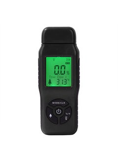 Digital Wood Moisture Meter LCD Display with Backlight Timber Humidity Tester Moisture Content Temperature Detector Wood Types Selectable