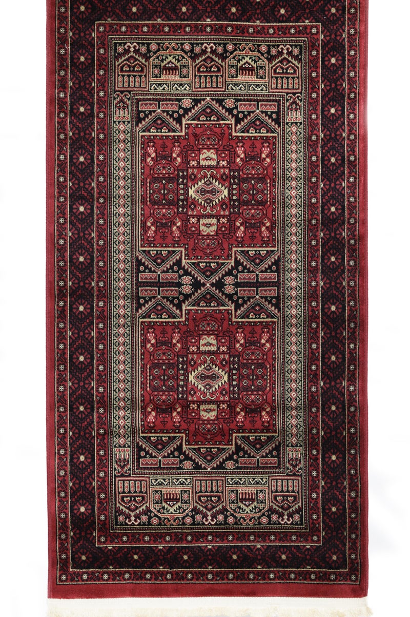 Alkaffary Carpet Balkh High quality with distinctive modern design Size 4.00x5.00 , Color Red