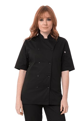 Chef Works Women's Avignon Bistro Shirt, Black, X-Large - Image 5