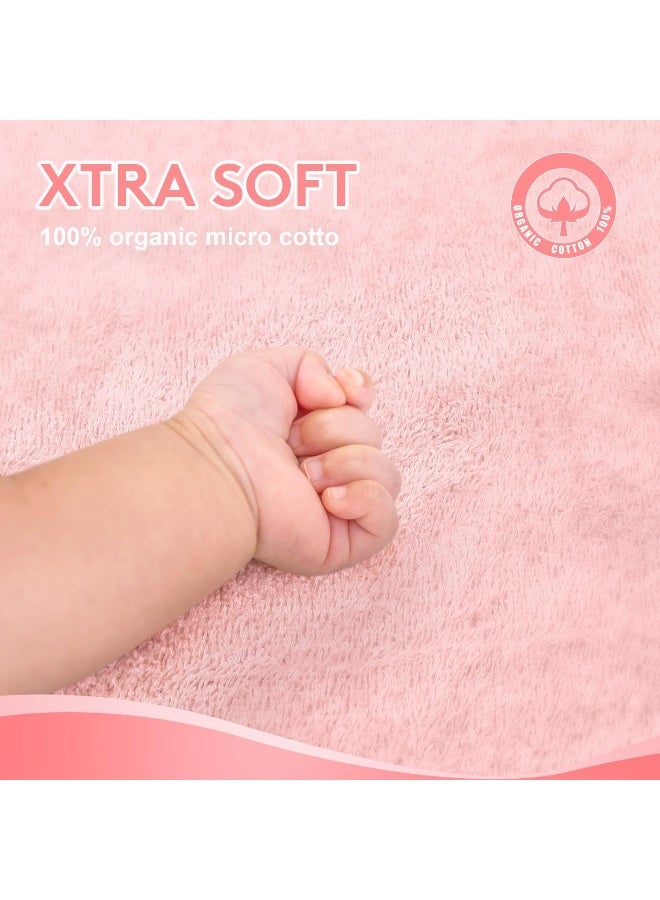 TBEZY Baby Hooded Towel with Unique Animal Design Ultra Soft Thick Cotton Bath Towel for Newborn (Bunny) - Image 4