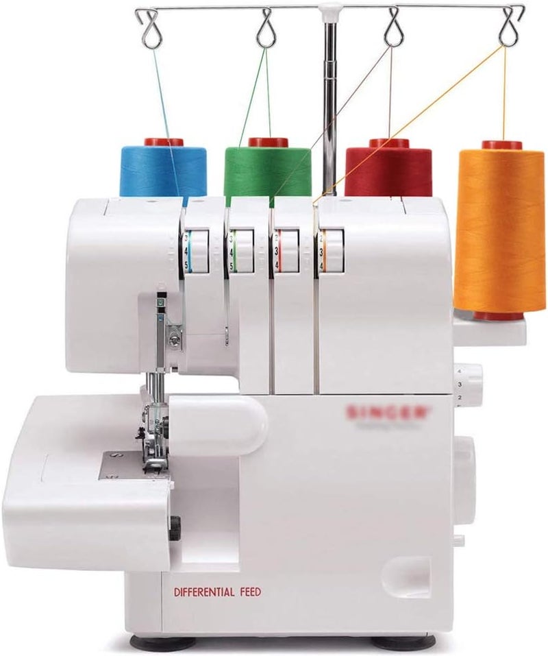 New brothread - 30 Options - 4 Large Cones of 5500Y (5000M) Each All Purpose Spun Polyester Thread 40S/2 (Tex27) for Serger, Overlock, Quilting, Piecing and Sewing - 2 White + 2 Black - Image 5
