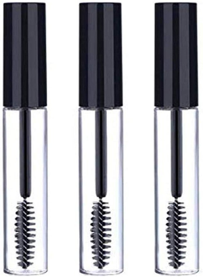 RAJry 2 Pcs 10ml Empty Mascara Tube Wand Eyelash Cream Container Bottle with 2 Rubber Inserts - Image 1