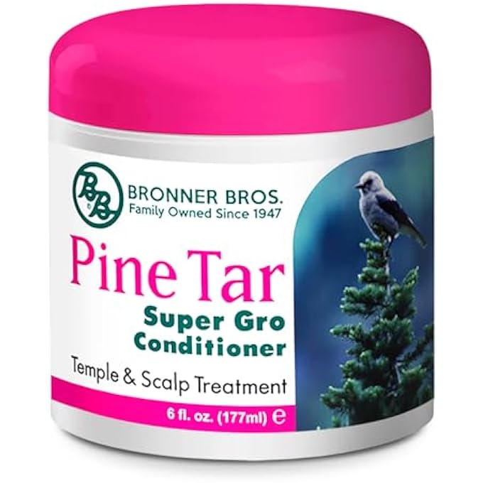 Bronner Bros BROTHERS PINE TAR SUPER GRO CONDITIONER, 6 OZ (PACK OF 2) - Image 1