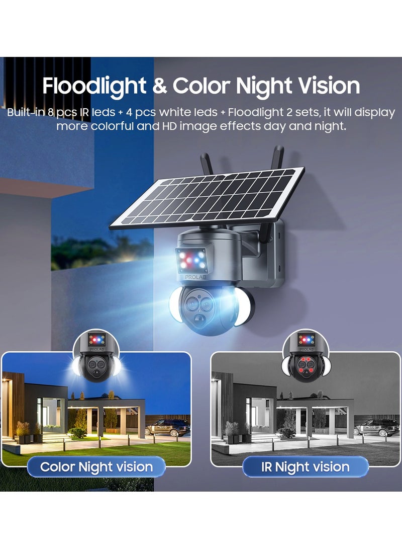 Prolab Dual Lens 4G Solar Battery Camera with 12X ZOOM - Image 2