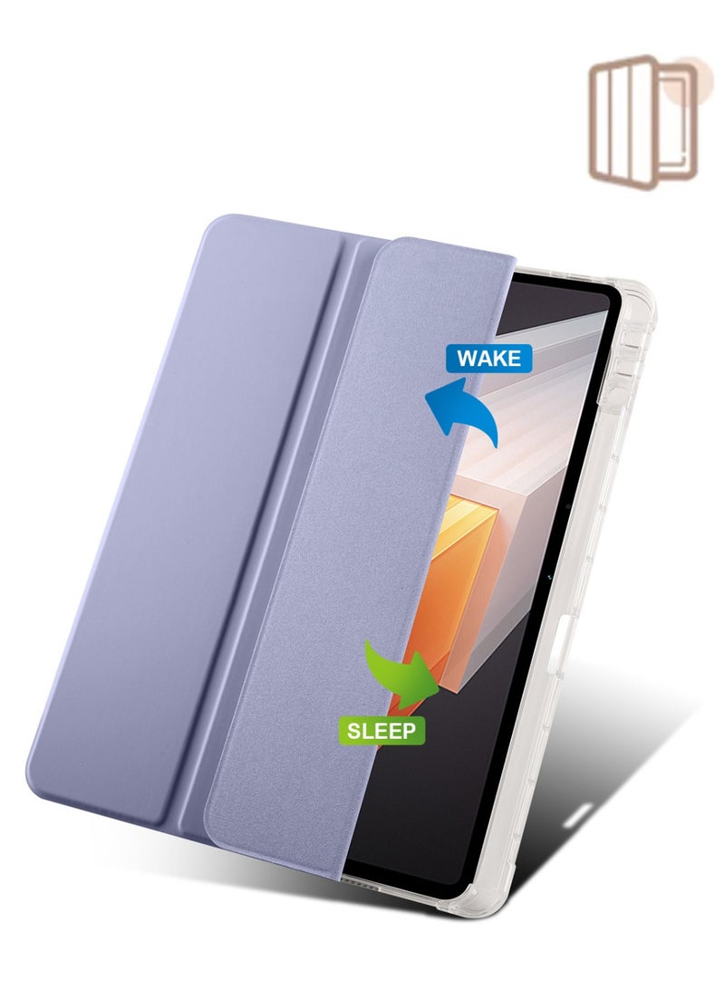 Clear Case for Huawei MatePad Pro 132 Inch with Pen Holder Shockproof Cover Transparent Back Auto Wake Sleep - Image 2