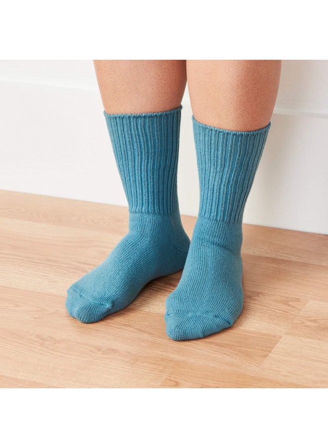 Maggie's Organics Cotton Tri-pack Cushion Crew Socks - Image 2
