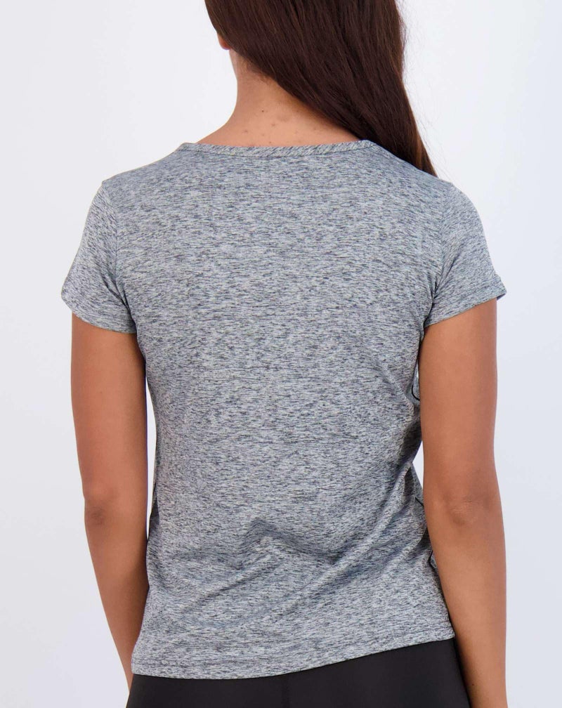 REALESSENTIALS Real Essentials 5 Pack: Women's Dry Fit Short Sleeve V Neck Workout Top - Fitness Pilates Gym Athletic Yoga T-Shirt (Plus Available), Set 11, XL - Image 4