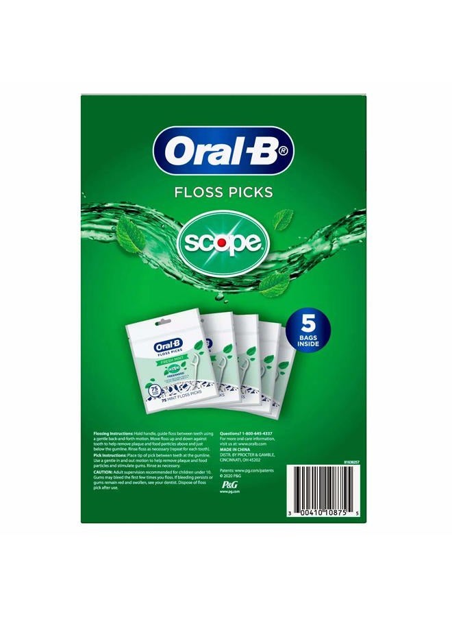 Oral-B Complete Glide Floss Picks, Scope Outlast (375 Floss Picks) - Image 2