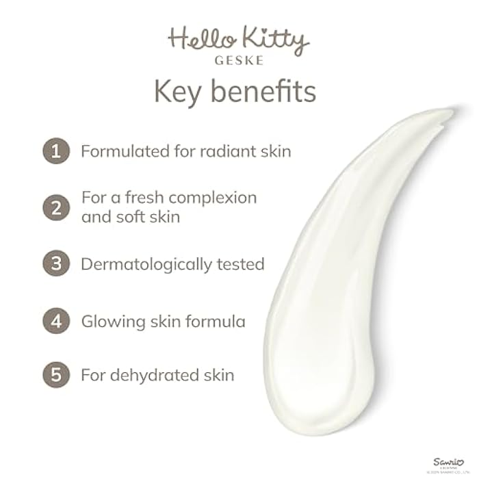 GESKE x Hello Kitty Ultra Hydrating Mask | Pair with Sonic Warm & Cool Mask | Moisturizing & Hydrating Face Mask Lotion | Vegan | Hydrating Moisturizers & Creams | Daily Care | Best Facial Mask - Image 3
