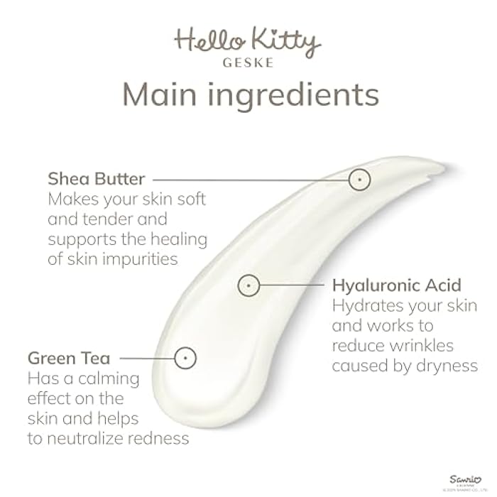 GESKE x Hello Kitty Ultra Hydrating Mask | Pair with Sonic Warm & Cool Mask | Moisturizing & Hydrating Face Mask Lotion | Vegan | Hydrating Moisturizers & Creams | Daily Care | Best Facial Mask - Image 2