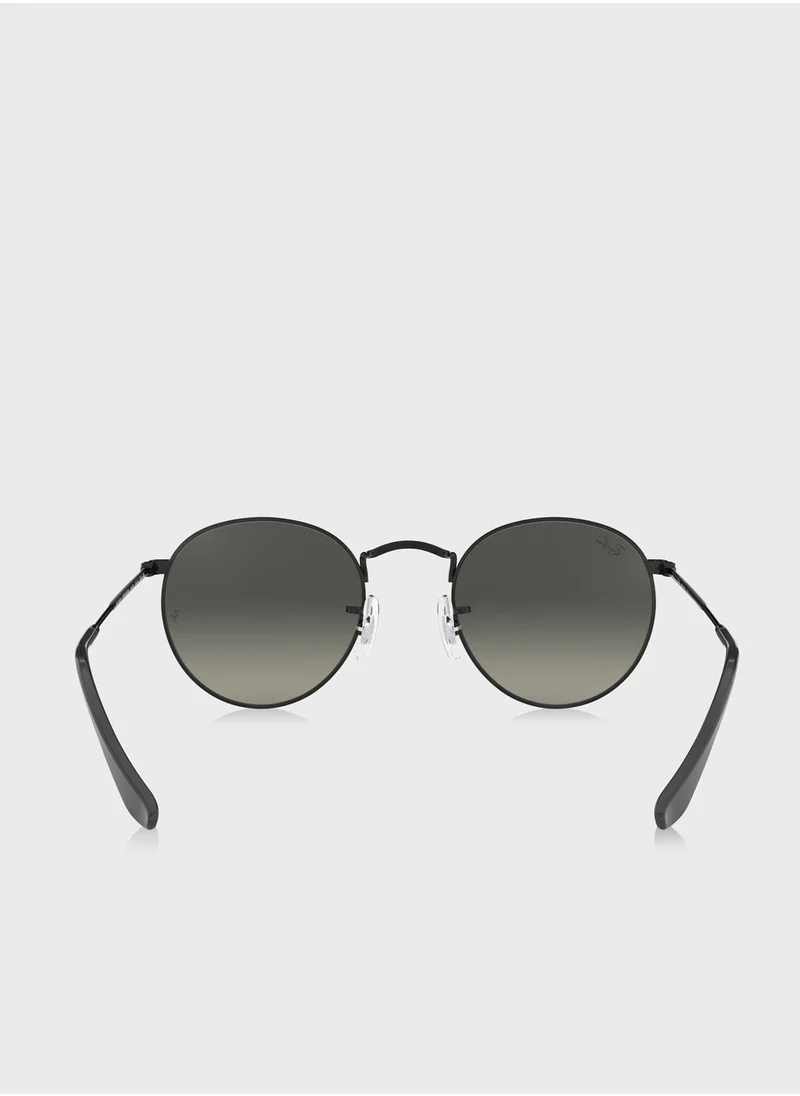 Ray-Ban 0Rb3447N Round Metal Sunglasses