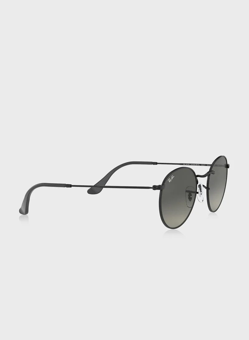 Ray-Ban  0Rb3447N Round Metal Sunglasses  | Best Price UAE