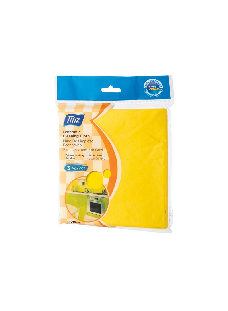 تيتيز طقم قماس تنظيف من 3 حبات صناعة تركية - Image 1