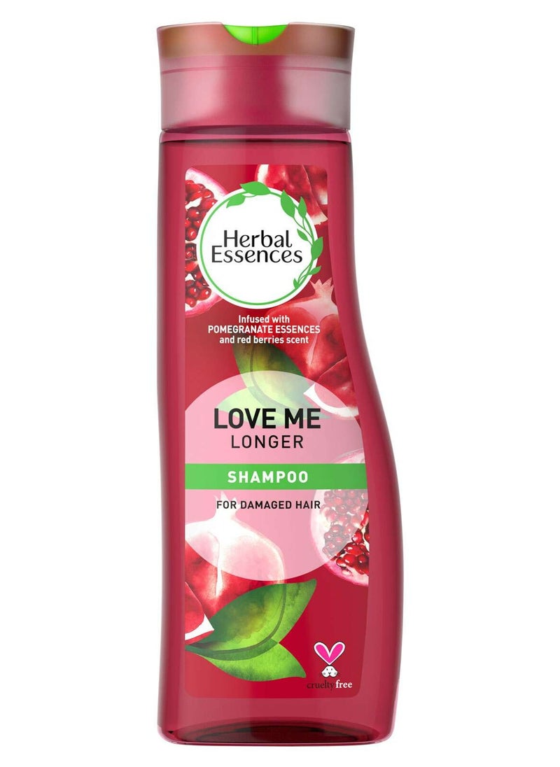 Herbal Essences Love Me Longer Shampoo Pomegranate Essence And A Red Berry 400 ML  - Image 1